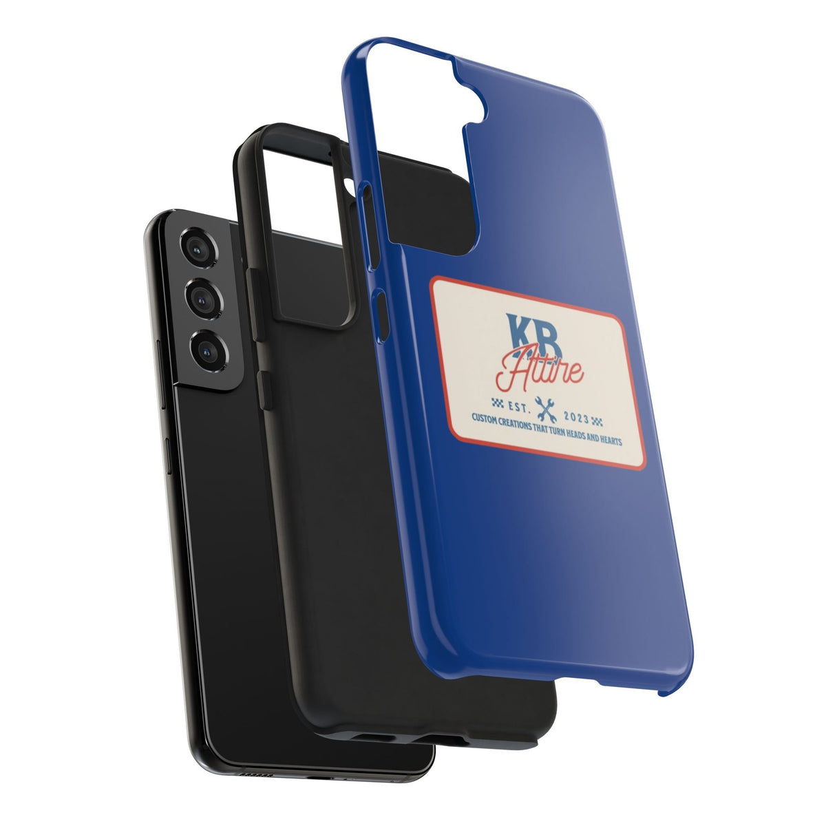 KB Attire 'The Patch' Phone Case (Blue)