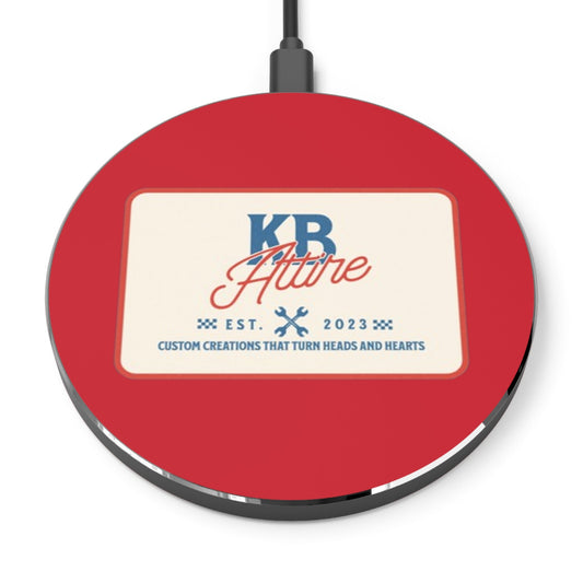 KB Attire "The Patch" Logo Wireless Charger (Red)