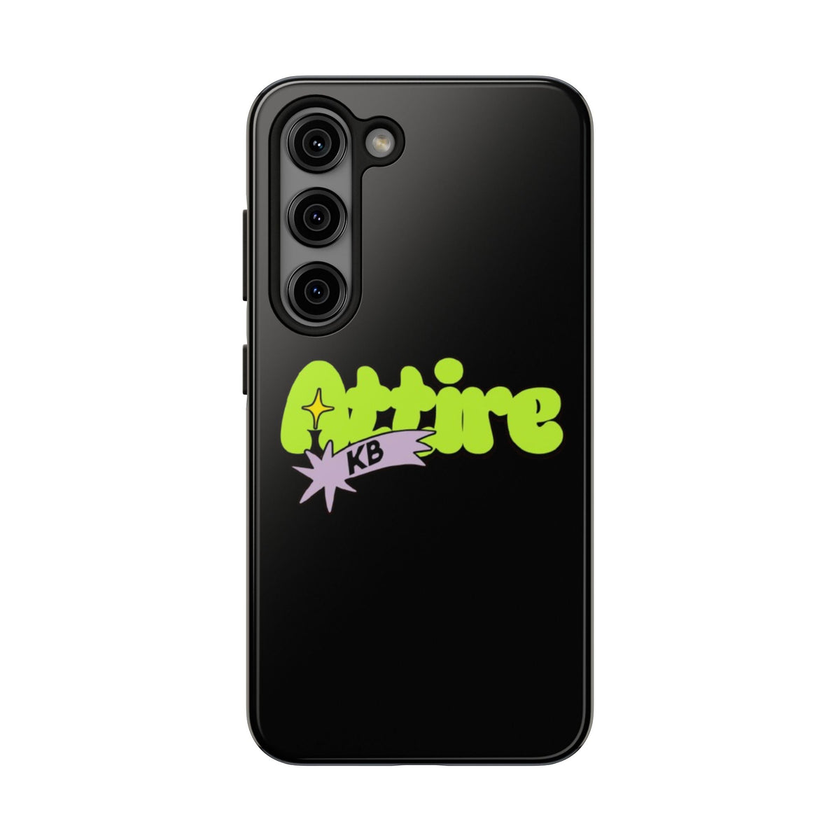 KB Attire Cartoon Phone Case (Black)