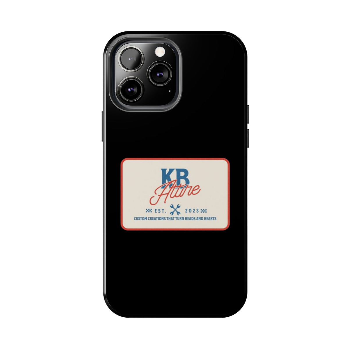 KB Attire 'The Patch' Phone Case (Black)