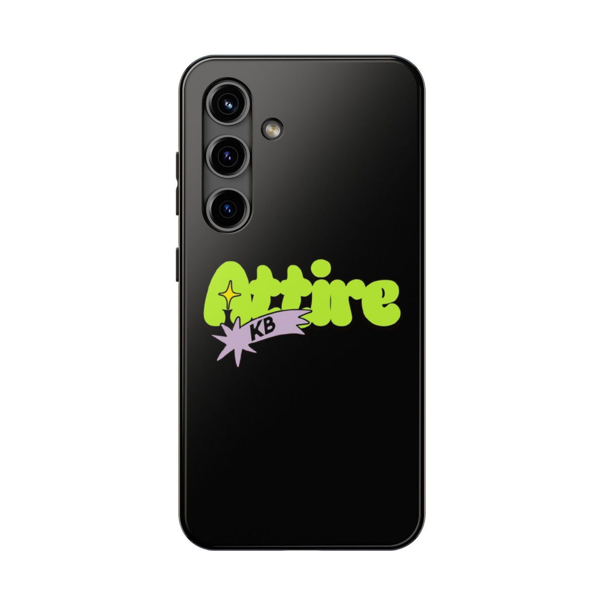 KB Attire Cartoon Phone Case (Black)