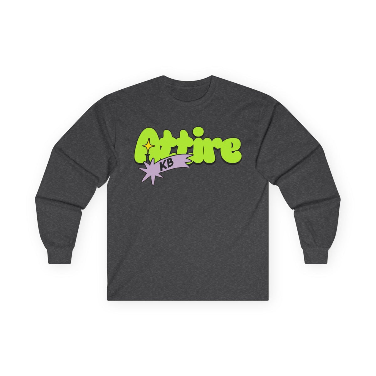 KB Attire Cartoon Graphic Long Sleeve Tee