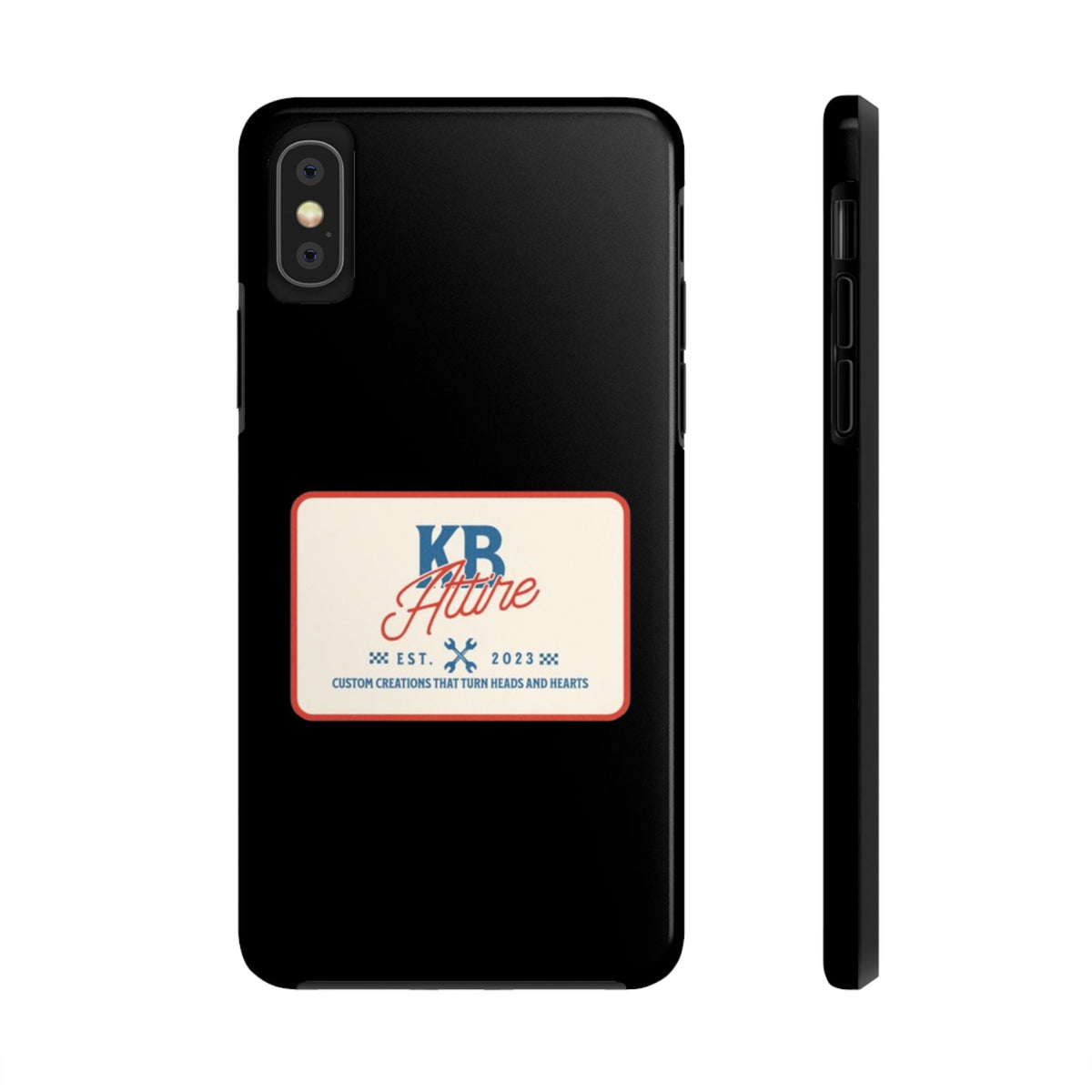 KB Attire 'The Patch' Phone Case (Black)