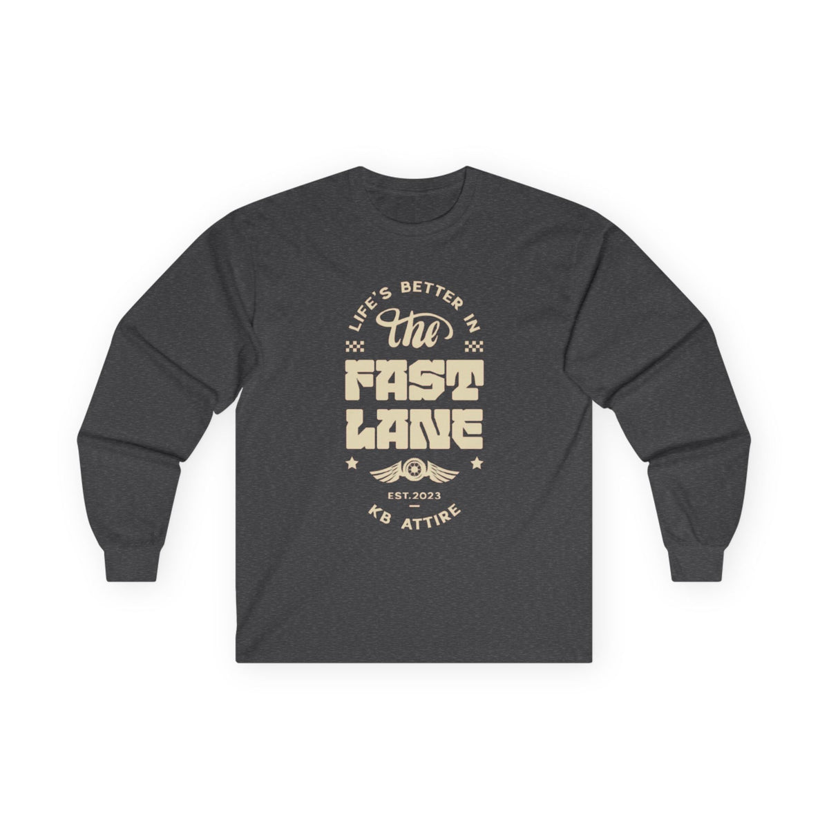Unisex Long Sleeve 'Fast Lane' Tee