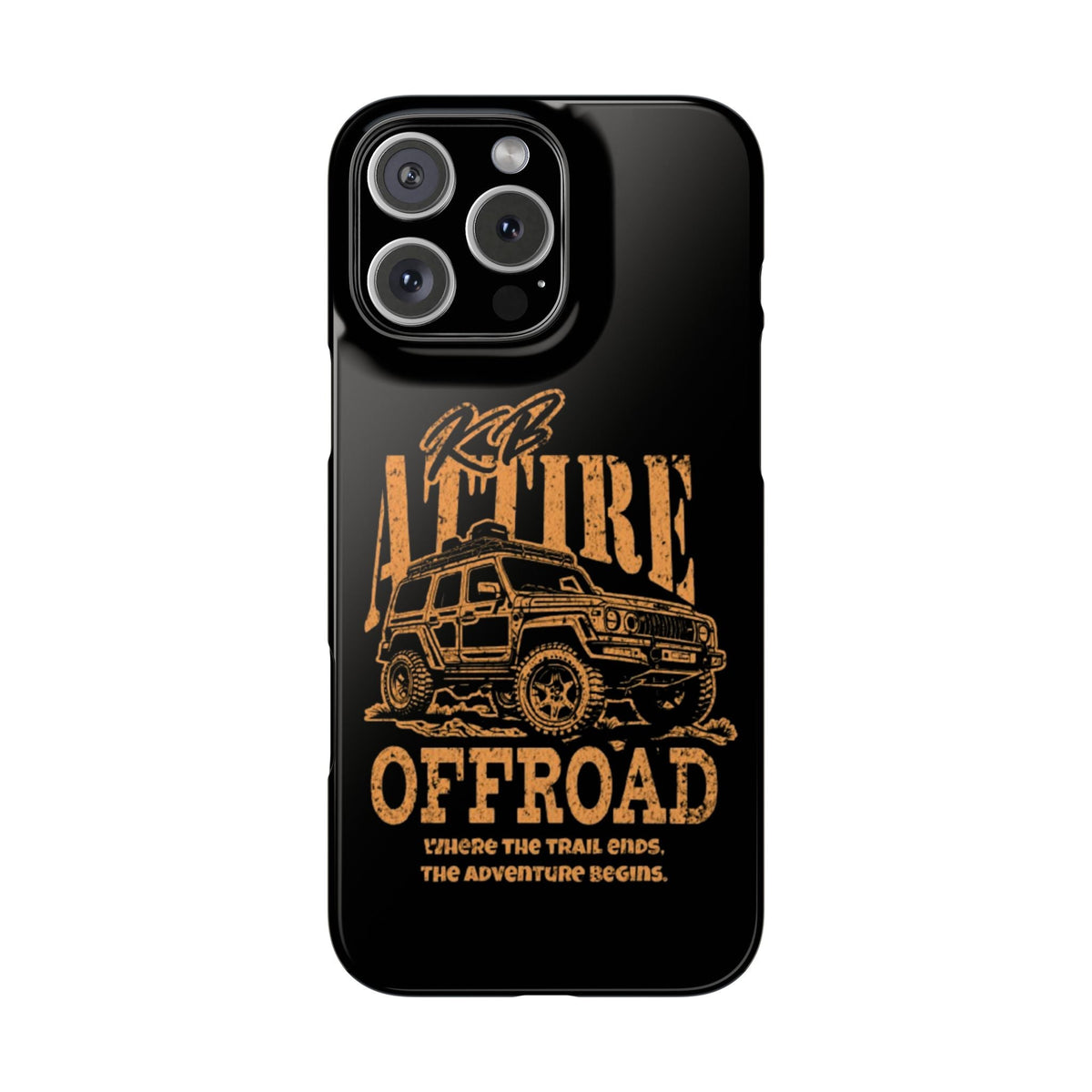 KB Attire Offroad Adventure IPhone Case (Black)