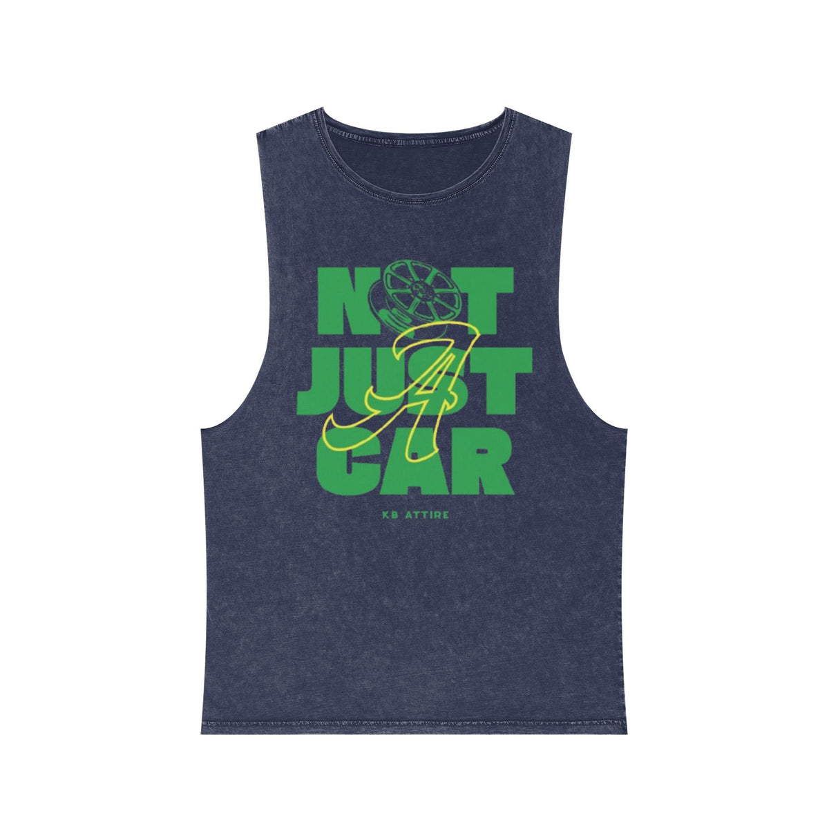 Unisex Stonewash 'Not Just A Car' Tank Top