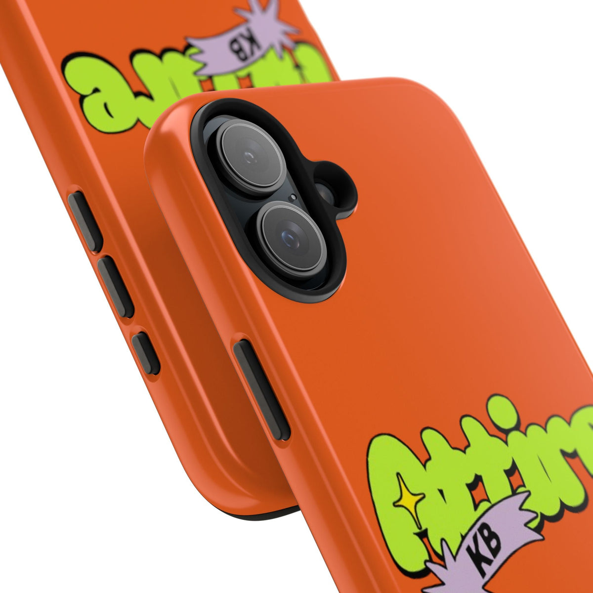 KB Attire Cartoon Phone Case (Orange)