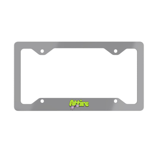 KB Attire "Cartoon" Logo Metal License Plate Frame