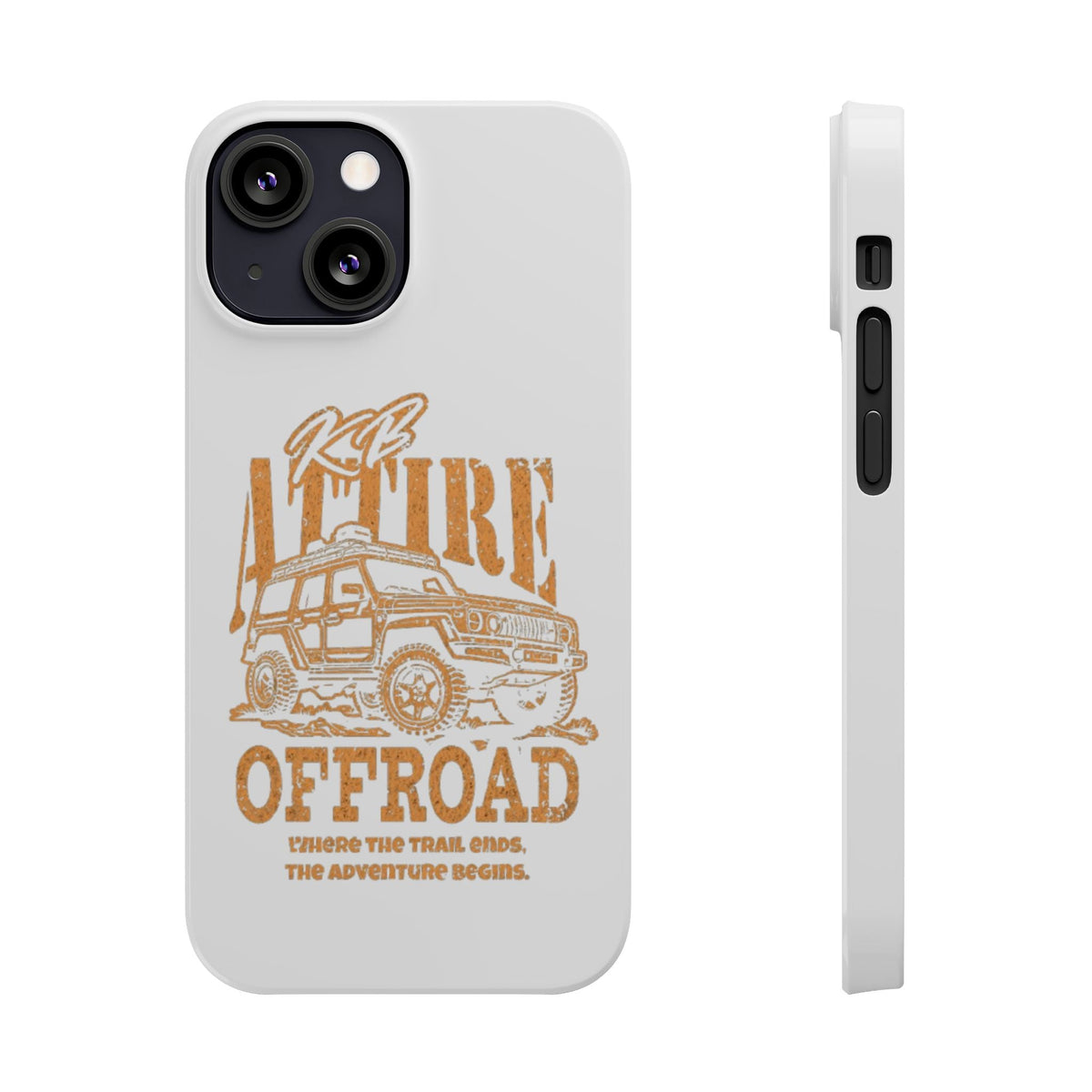 KB Attire Offroad Adventure IPhone Case (White)