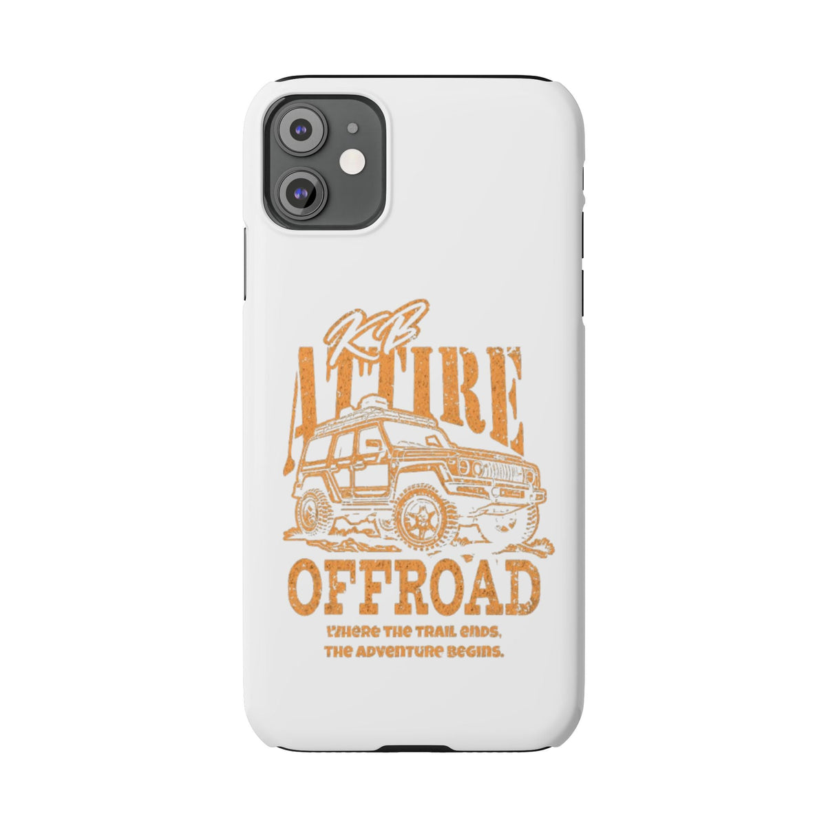 KB Attire Offroad Adventure IPhone Case (White)