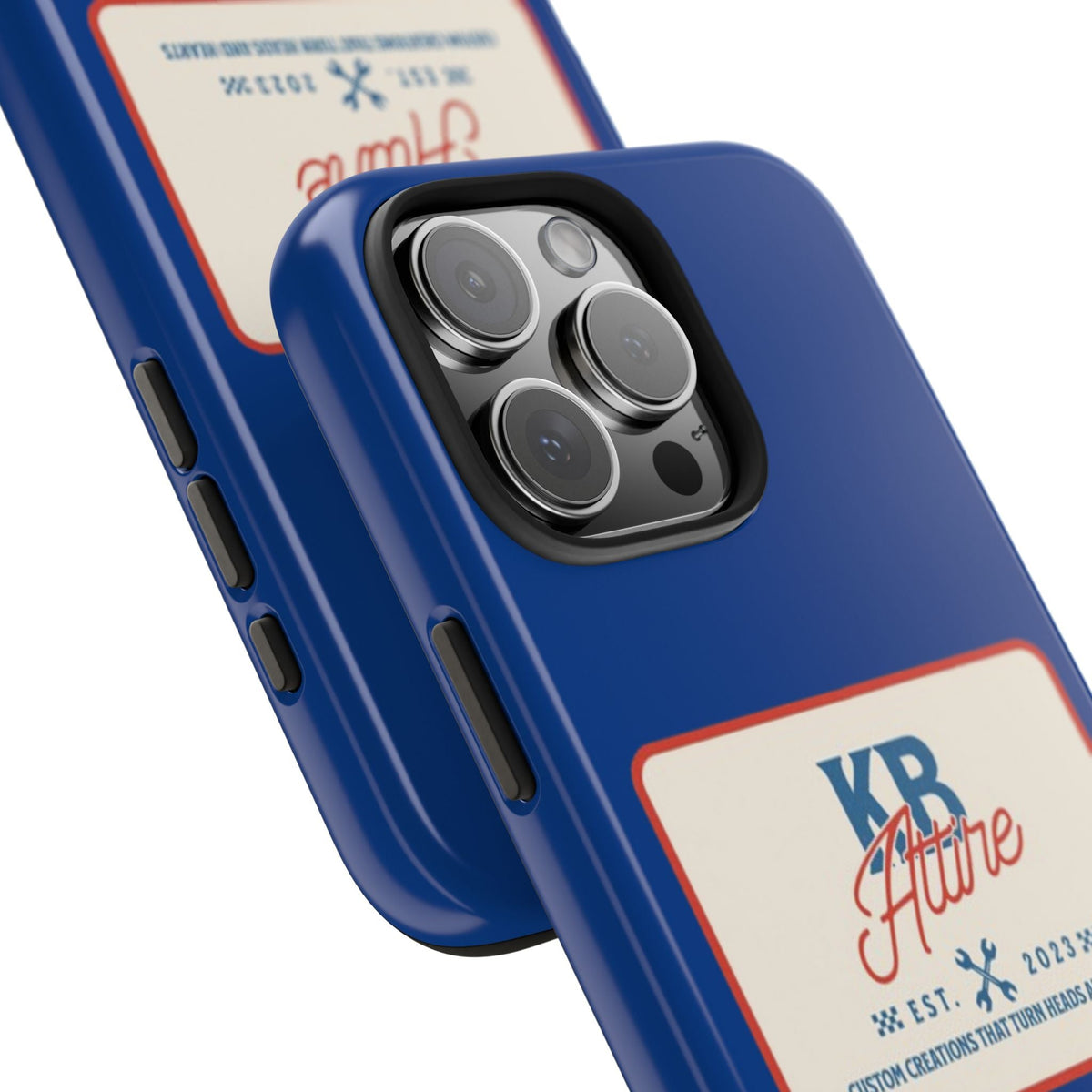 KB Attire 'The Patch' Phone Case (Blue)
