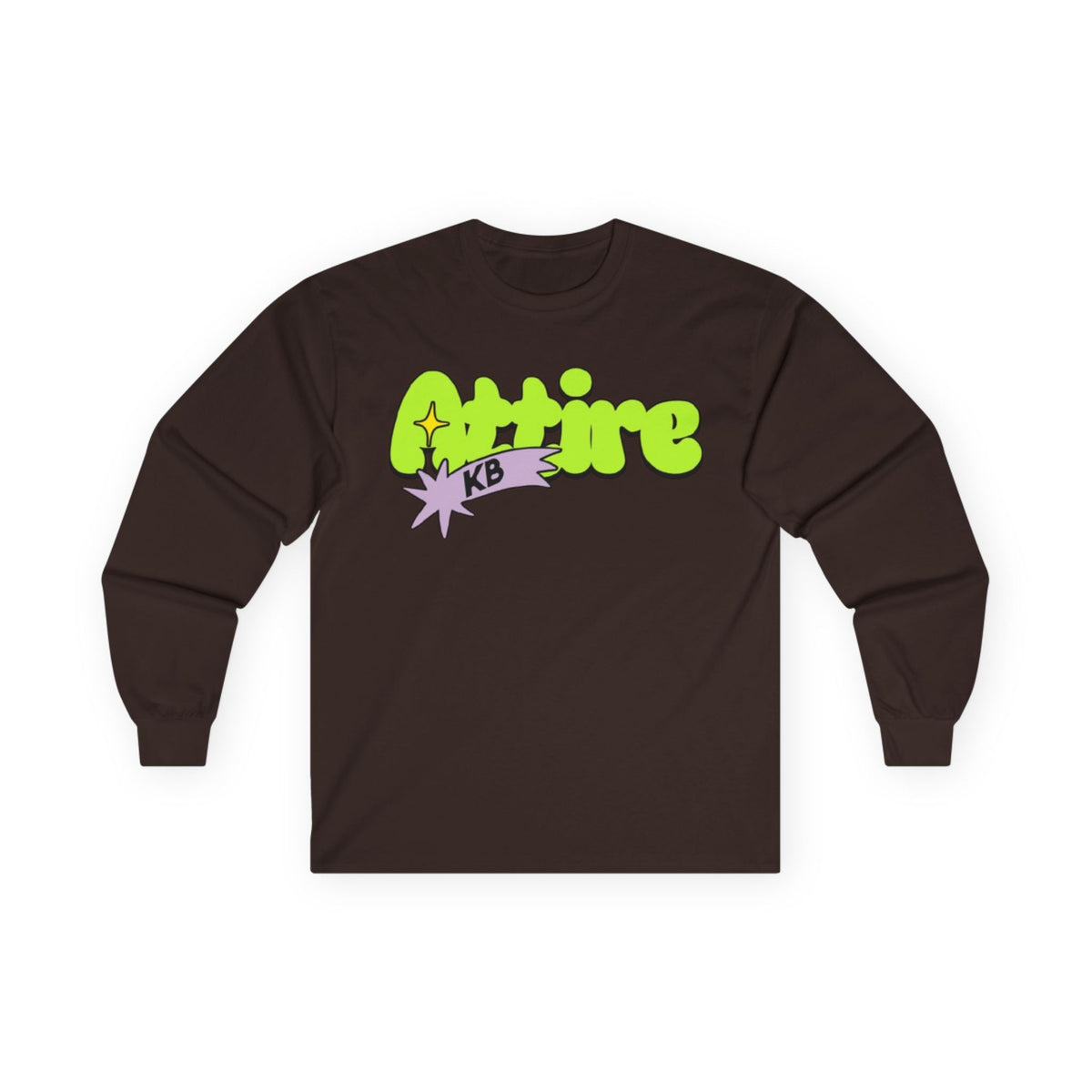 KB Attire Cartoon Graphic Long Sleeve Tee