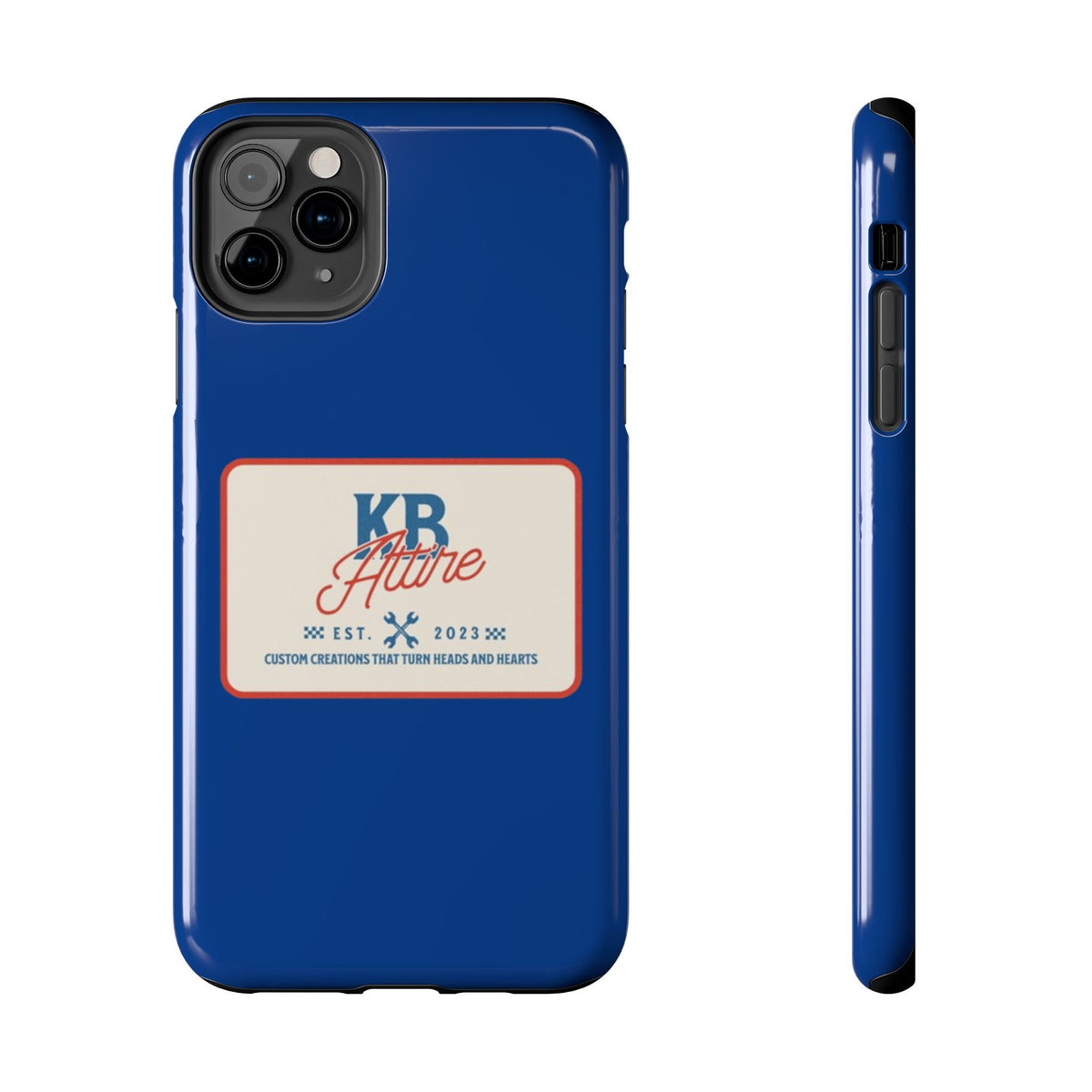 KB Attire 'The Patch' Phone Case (Blue)