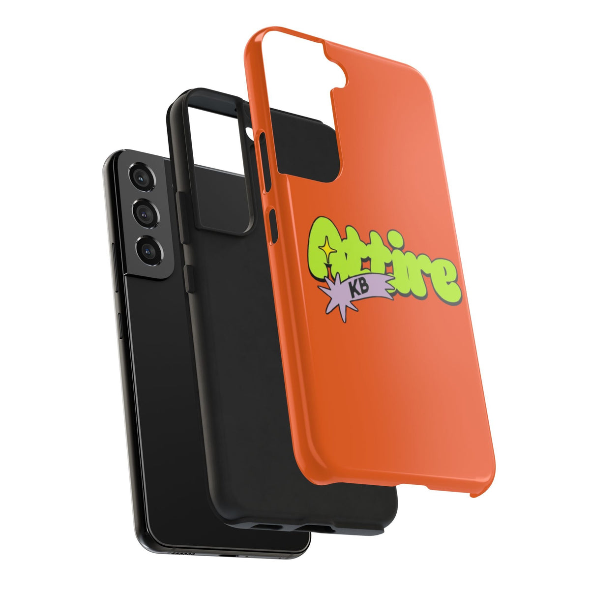 KB Attire Cartoon Phone Case (Orange)