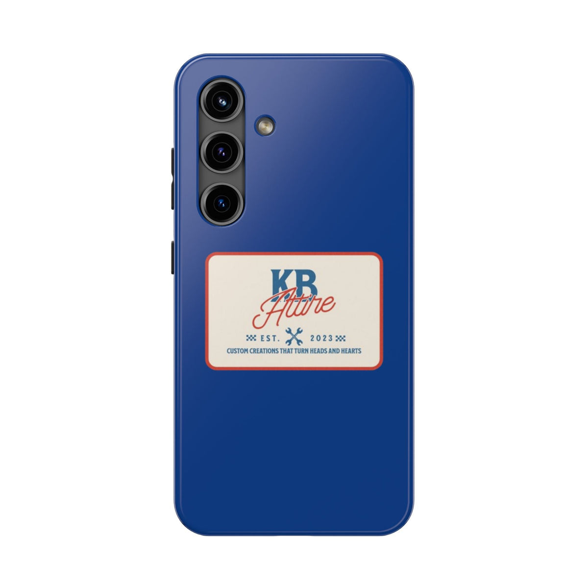 KB Attire 'The Patch' Phone Case (Blue)