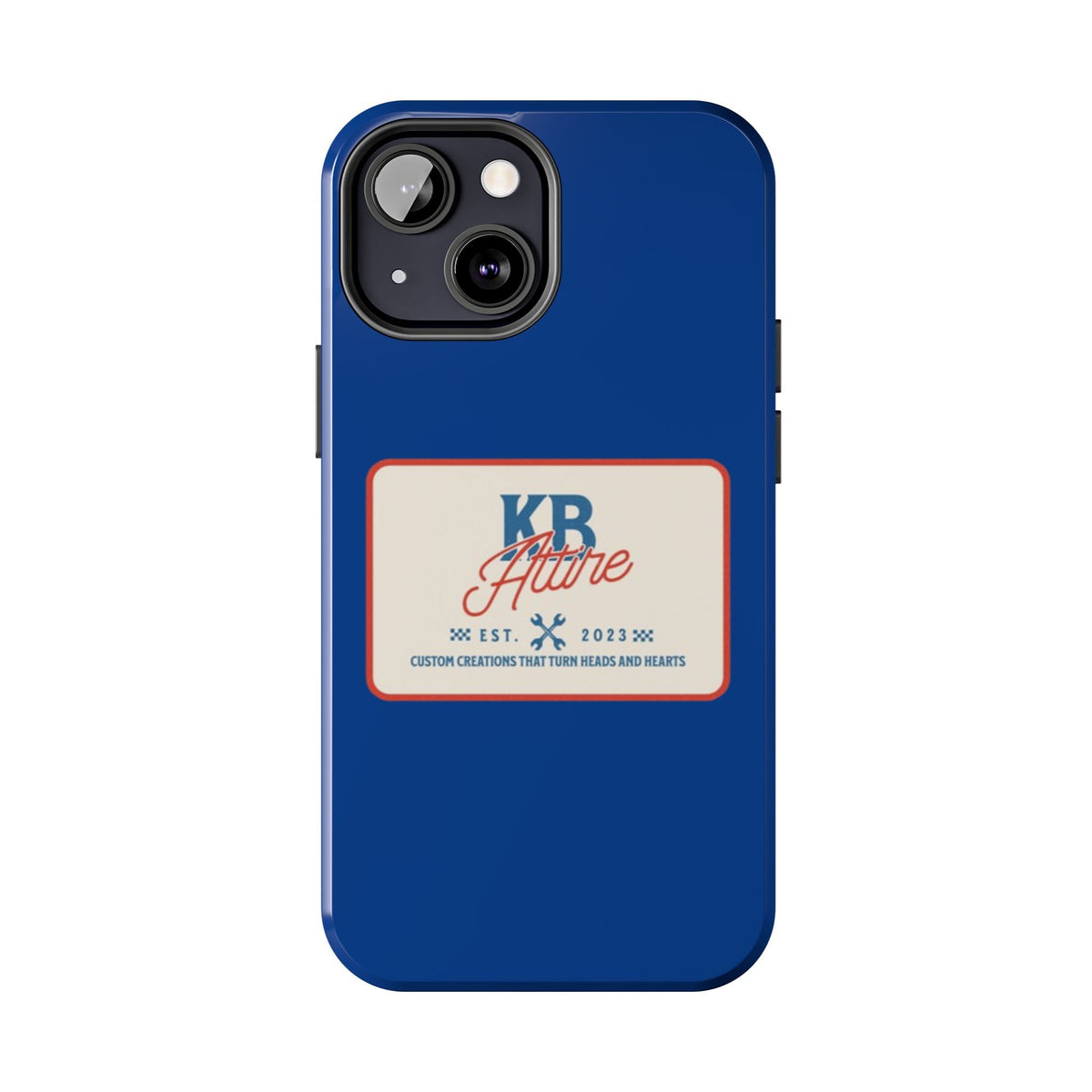 KB Attire 'The Patch' Phone Case (Blue)