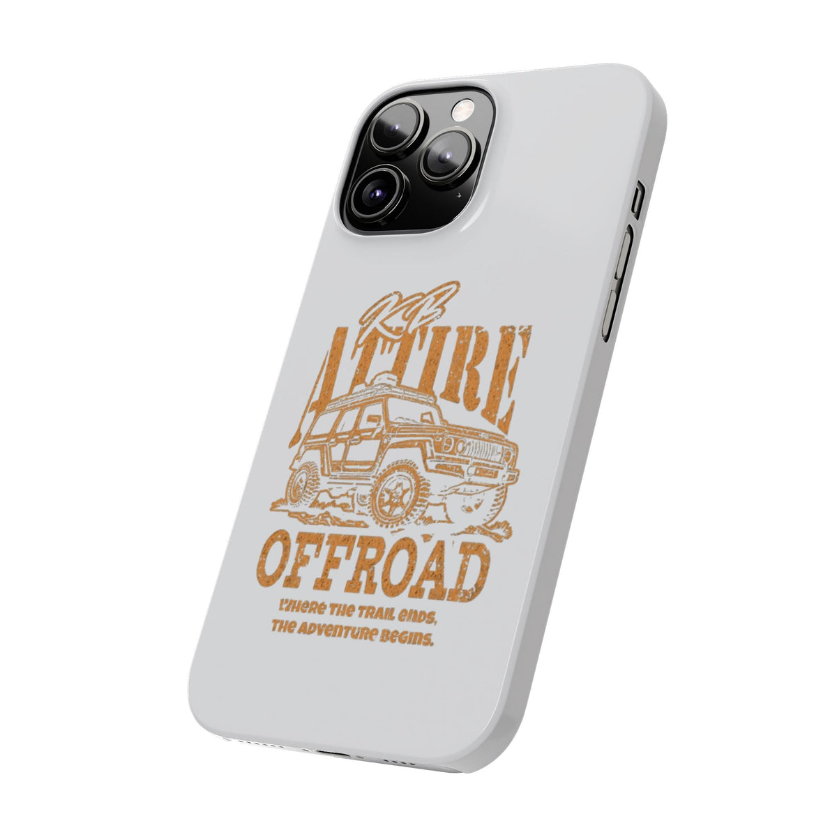 KB Attire Offroad Adventure IPhone Case (White)