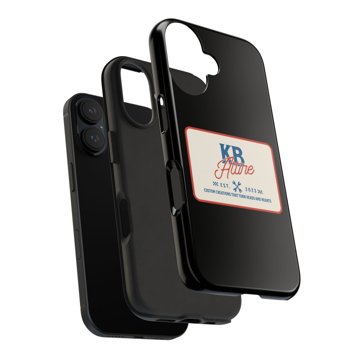 KB Attire 'The Patch' Phone Case (Black)