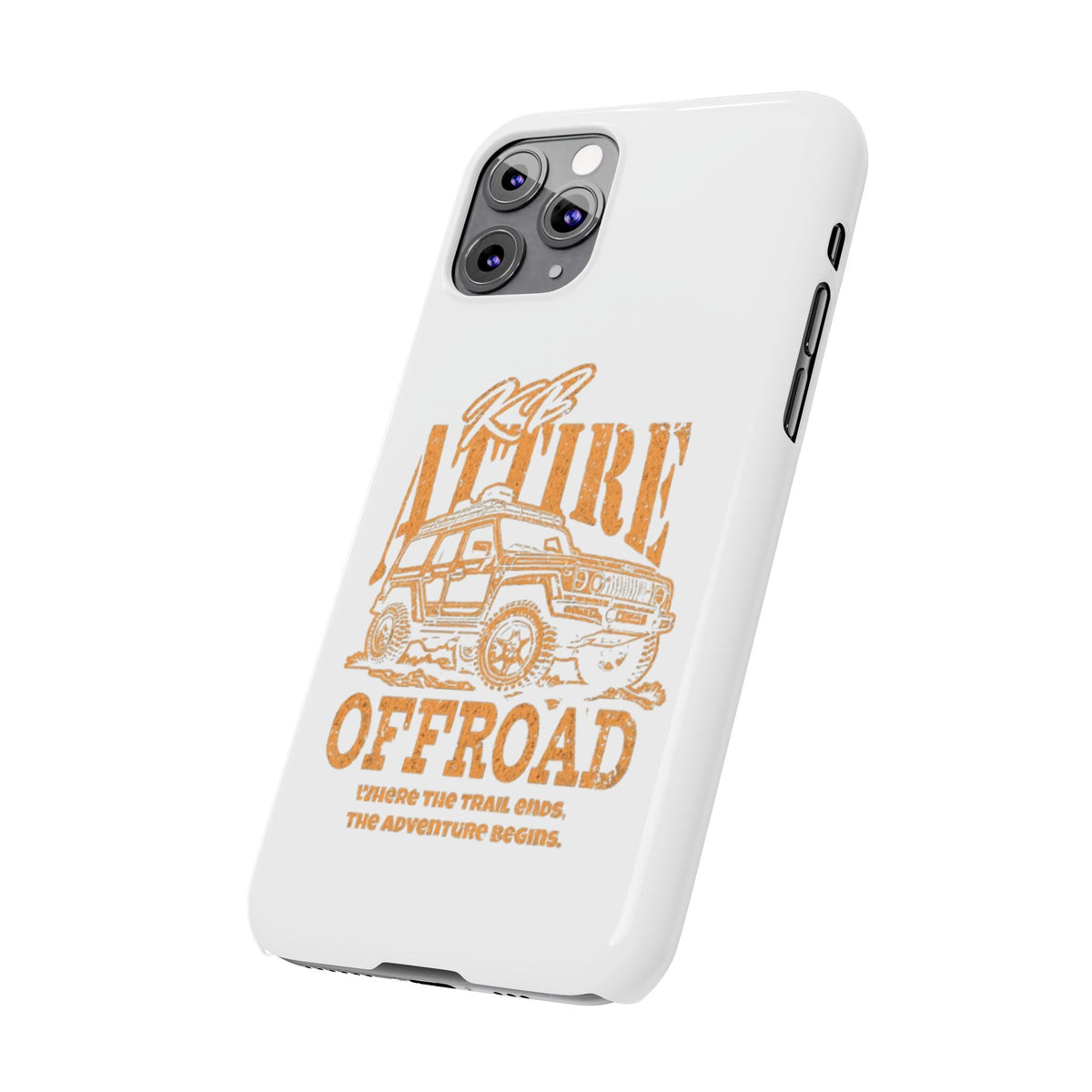 KB Attire Offroad Adventure IPhone Case (White)