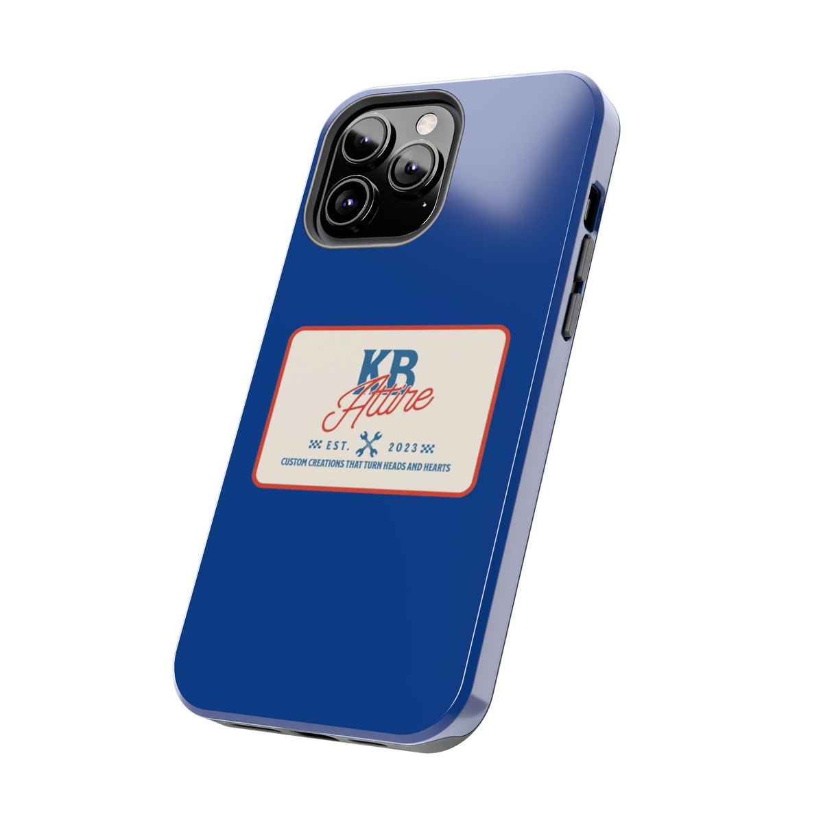 KB Attire 'The Patch' Phone Case (Blue)