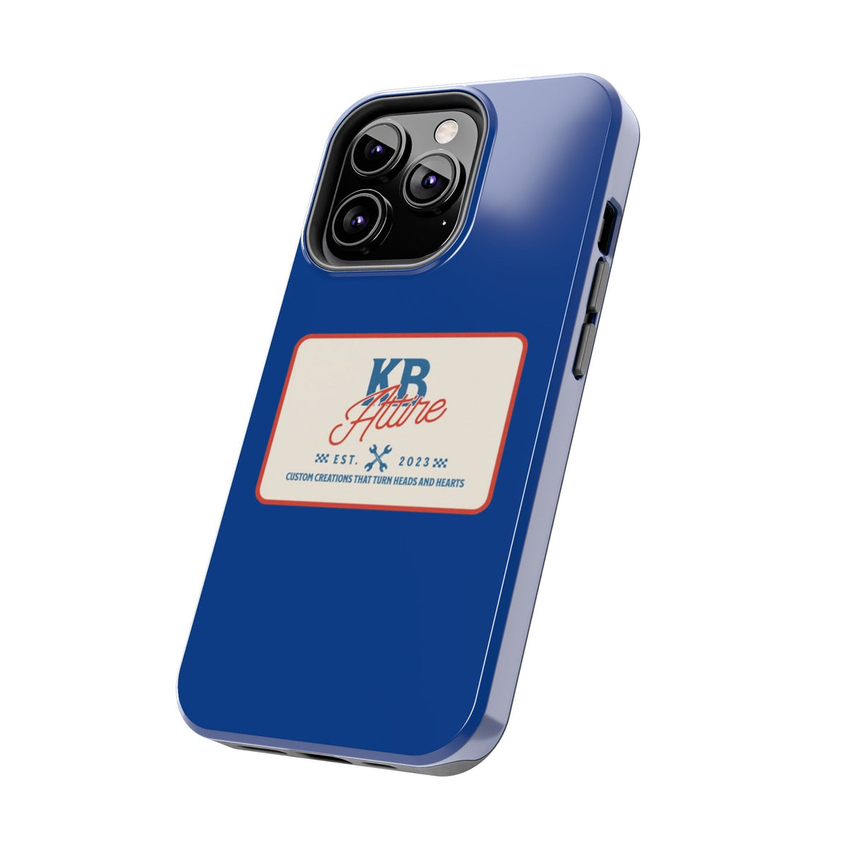 KB Attire 'The Patch' Phone Case (Blue)
