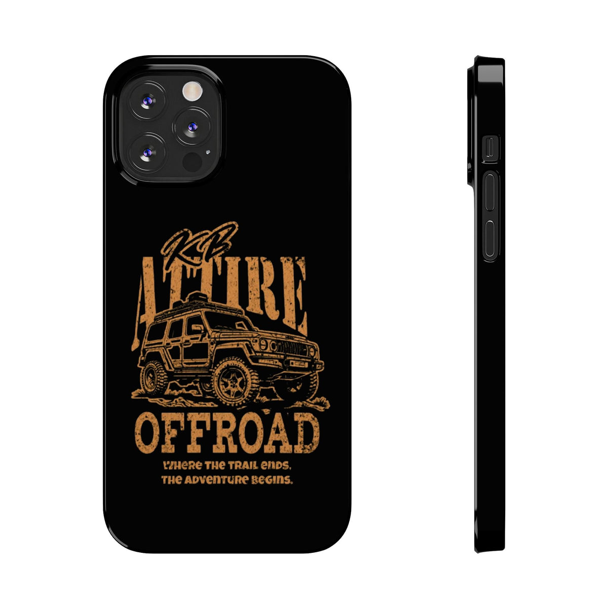 KB Attire Offroad Adventure IPhone Case (Black)