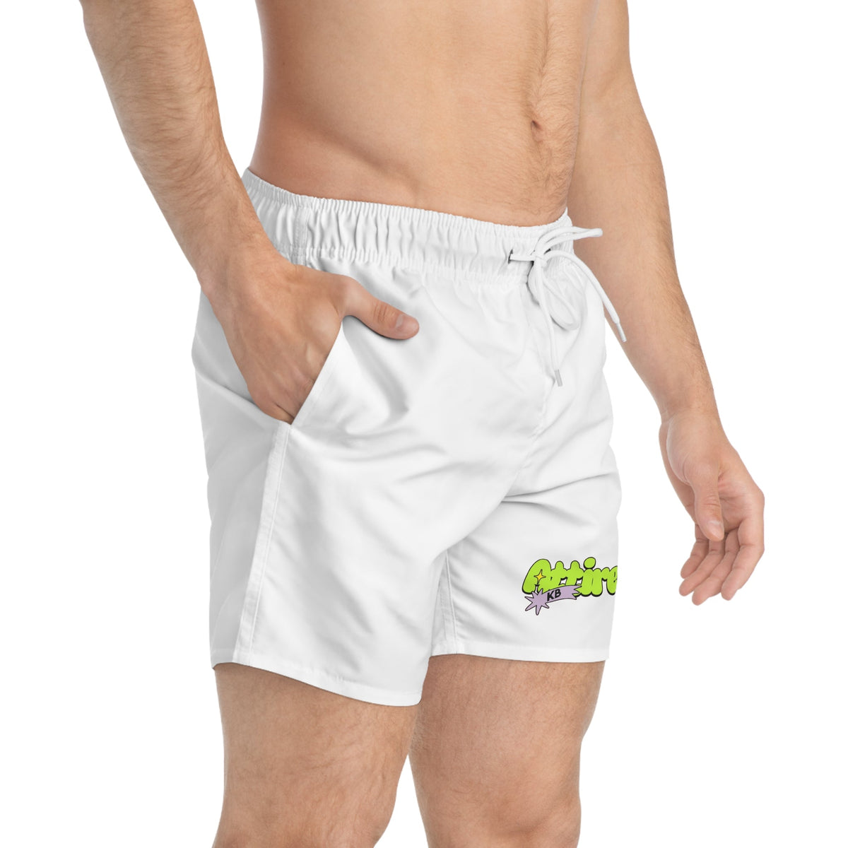 KB Attire Cartoon Swim trunks