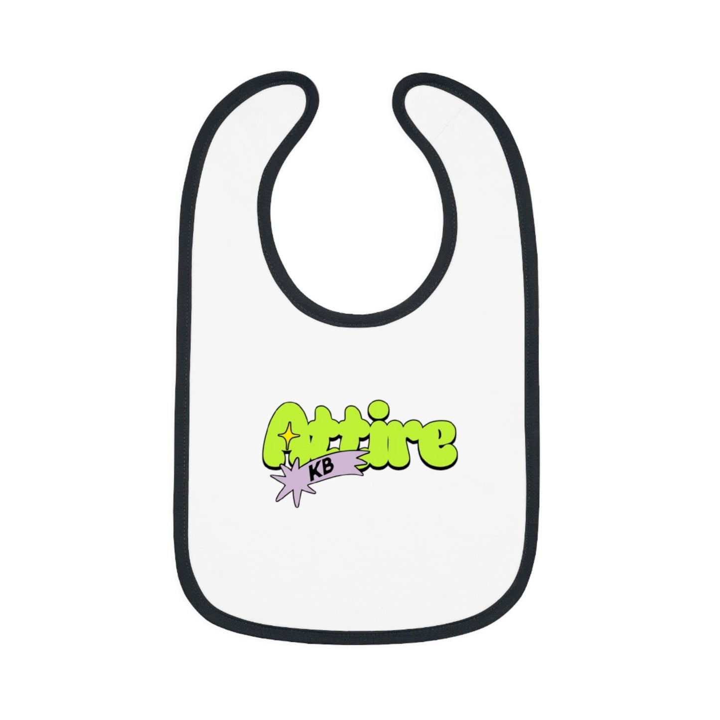 KB Attire Baby Bib with Fun Cartoon Design