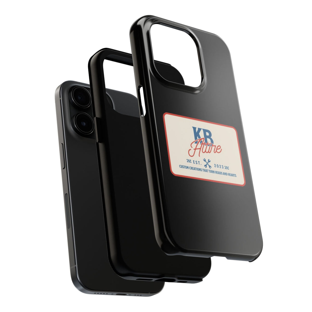 KB Attire 'The Patch' Phone Case (Black)