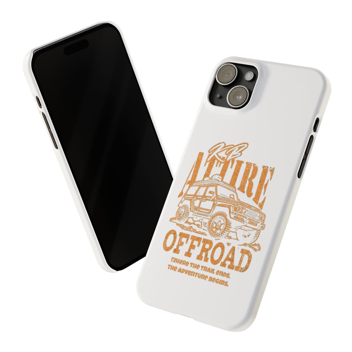 KB Attire Offroad Adventure IPhone Case (White)