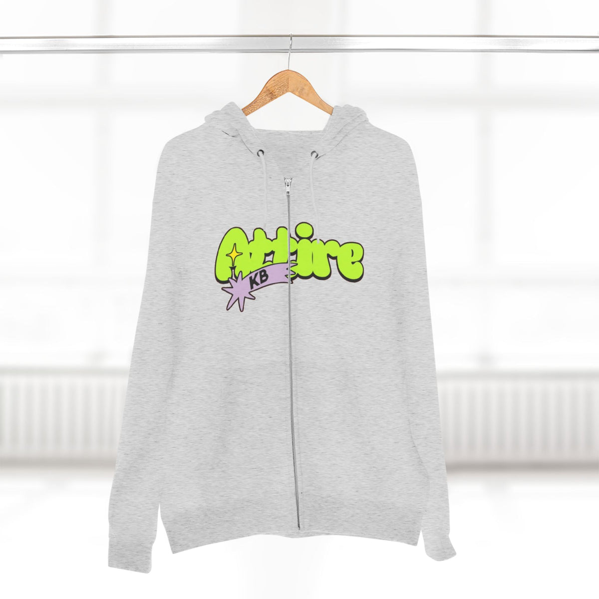KB Attire Cartoon Unisex Zip Hoodie