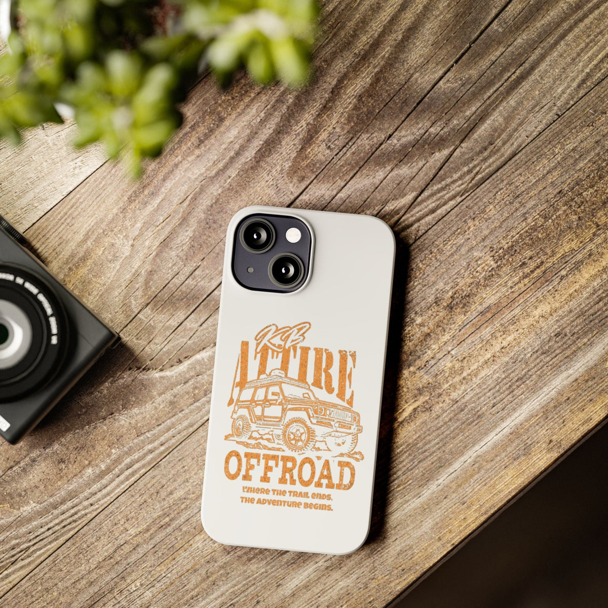 KB Attire Offroad Adventure IPhone Case (White)