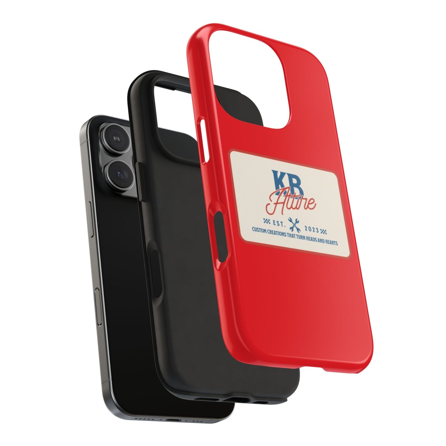 KB Attire 'The Patch' Phone Case (Red)