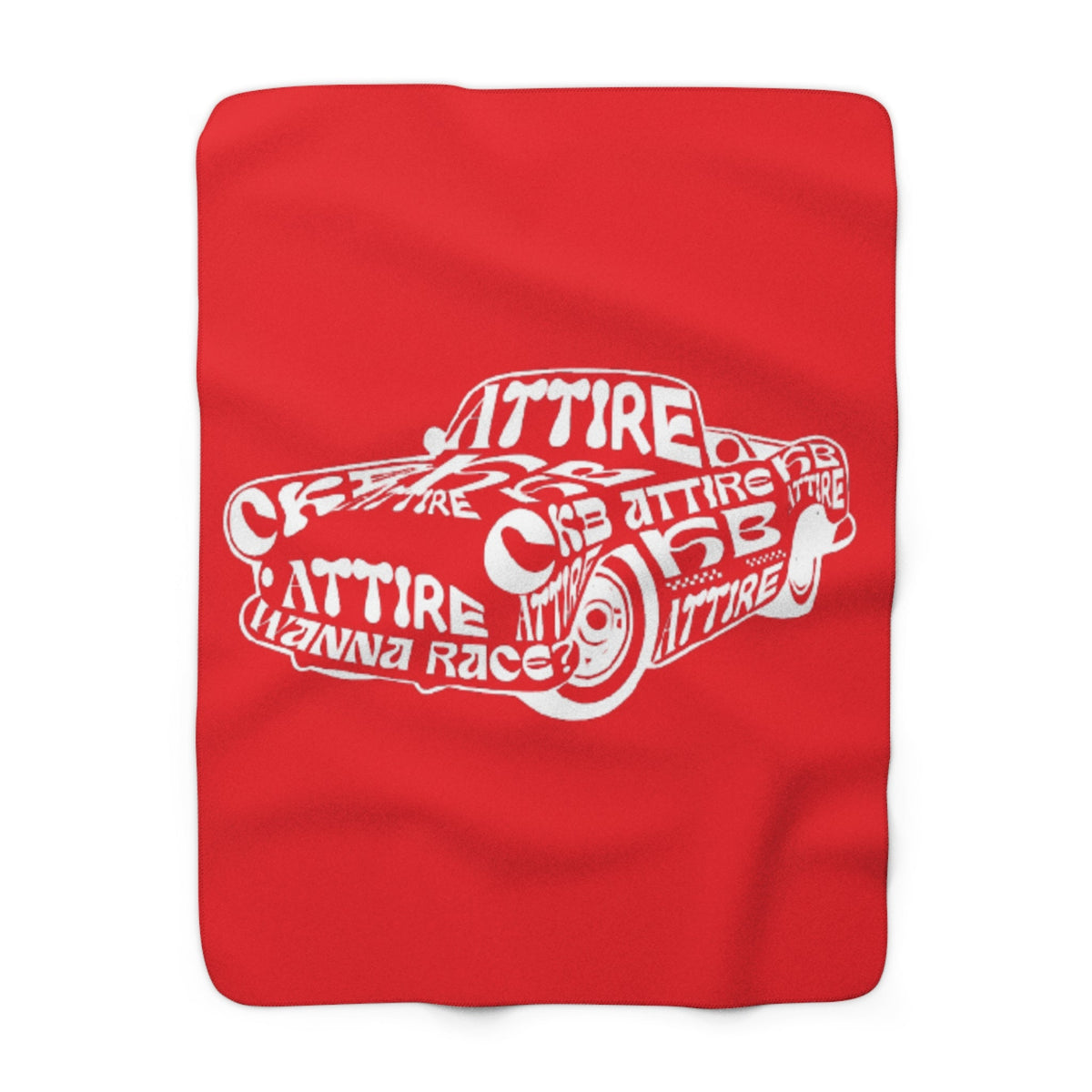 Cozy KB Attire Car Fleece Blanket