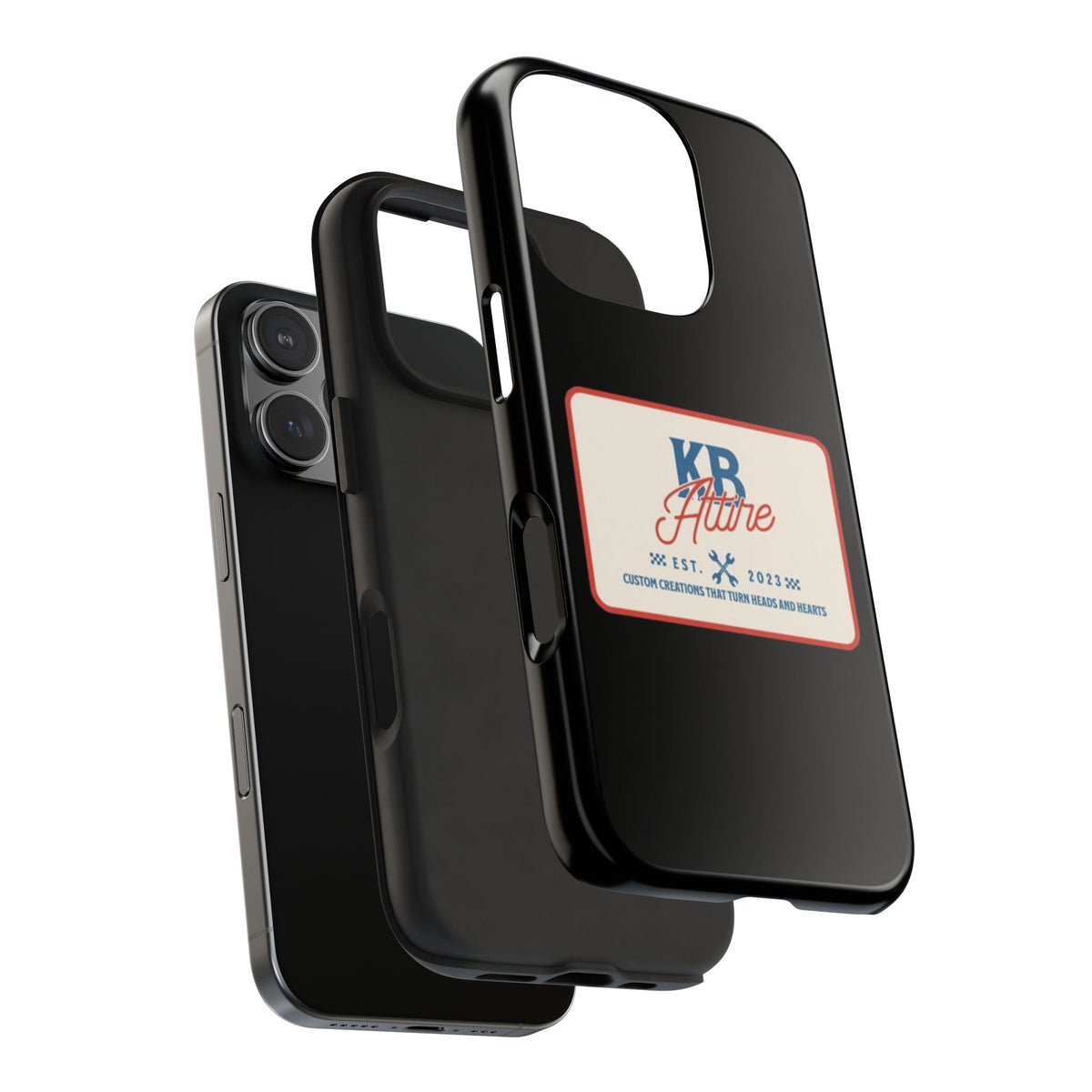 KB Attire 'The Patch' Phone Case (Black)