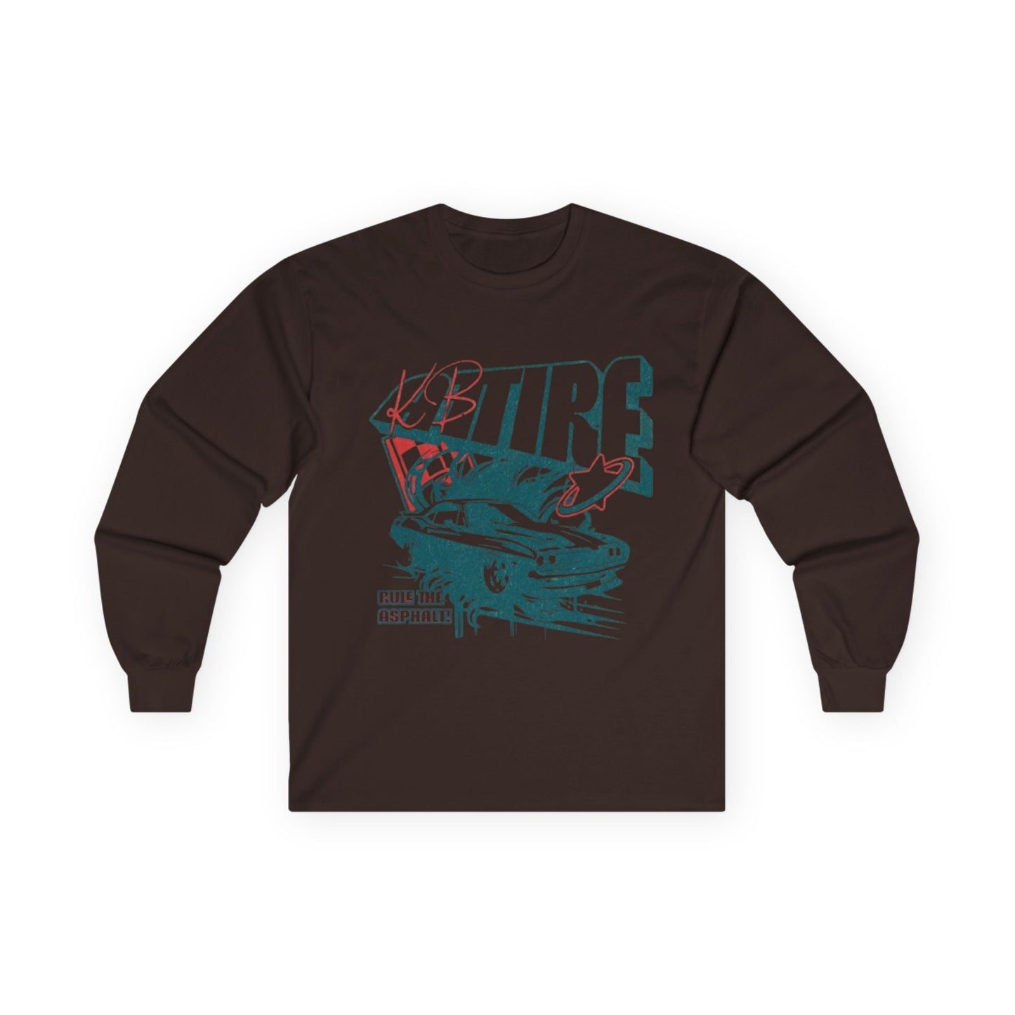'Retro Car' Long Sleeve Tee