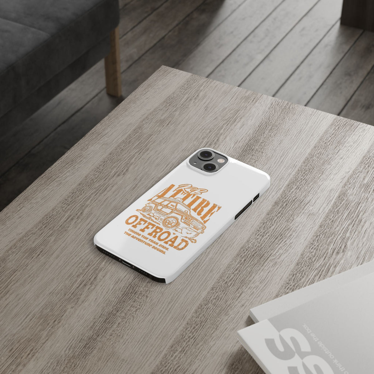 KB Attire Offroad Adventure IPhone Case (White)