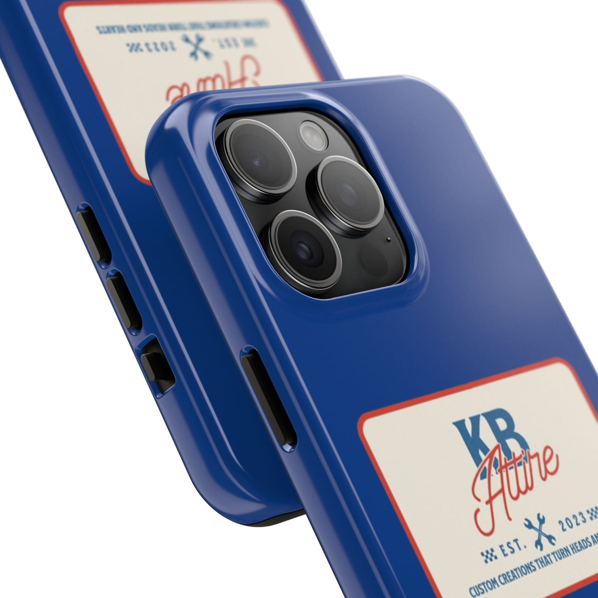 KB Attire 'The Patch' Phone Case (Blue)