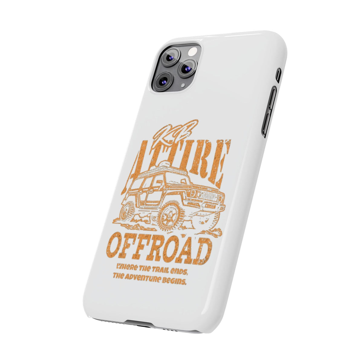 KB Attire Offroad Adventure IPhone Case (White)