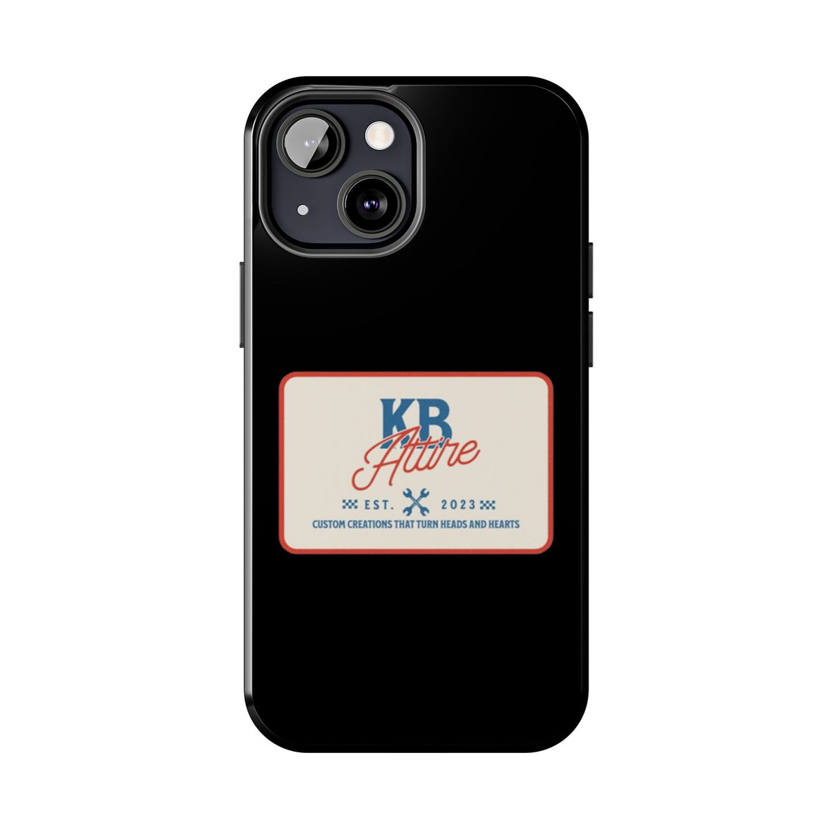 KB Attire 'The Patch' Phone Case (Black)
