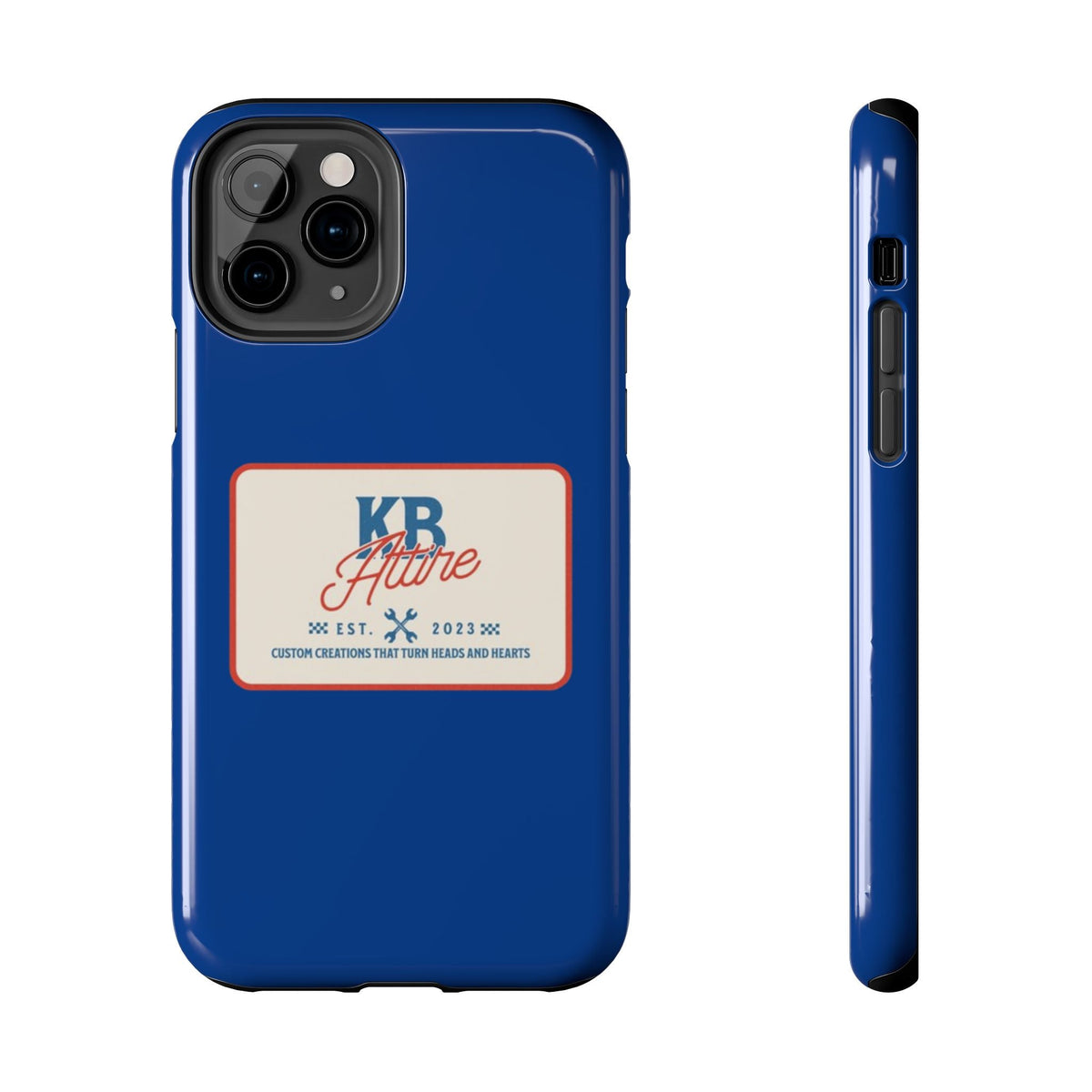 KB Attire 'The Patch' Phone Case (Blue)