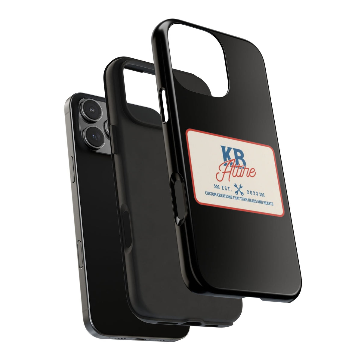 KB Attire 'The Patch' Phone Case (Black)