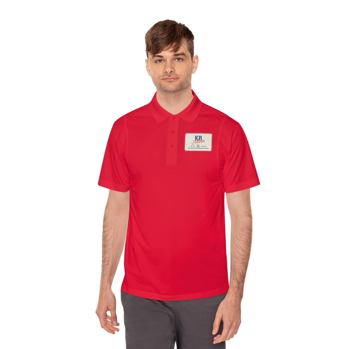 KB Attire "The Patch" Men's Sport Polo Shirt