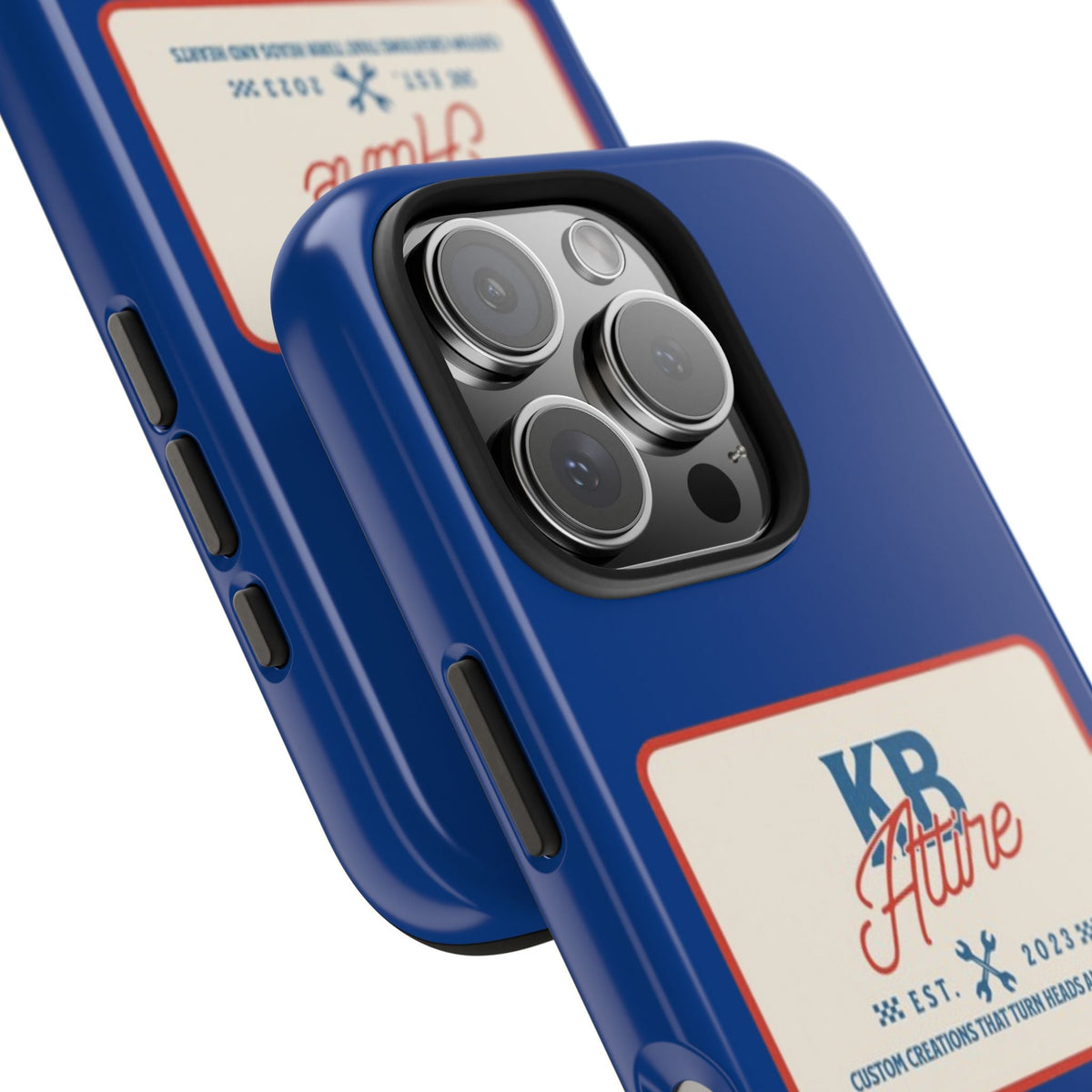 KB Attire 'The Patch' Phone Case (Blue)
