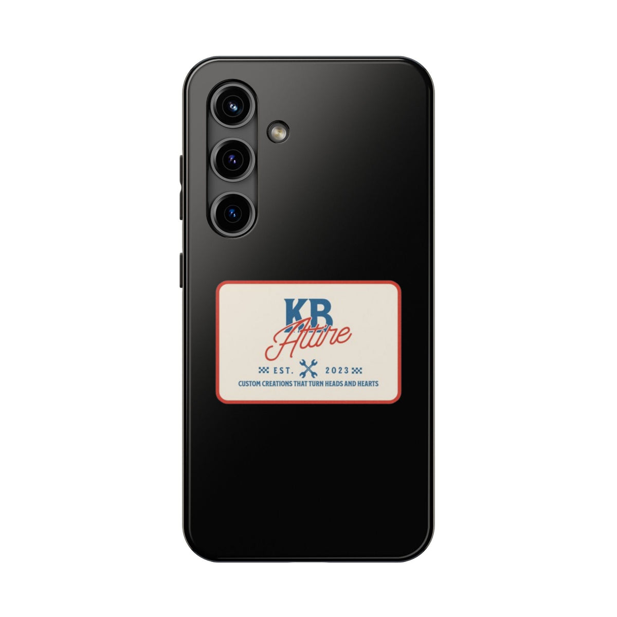 KB Attire 'The Patch' Phone Case (Black)