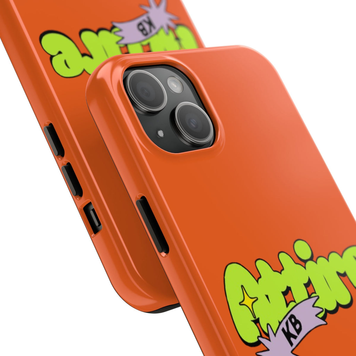 KB Attire Cartoon Phone Case (Orange)