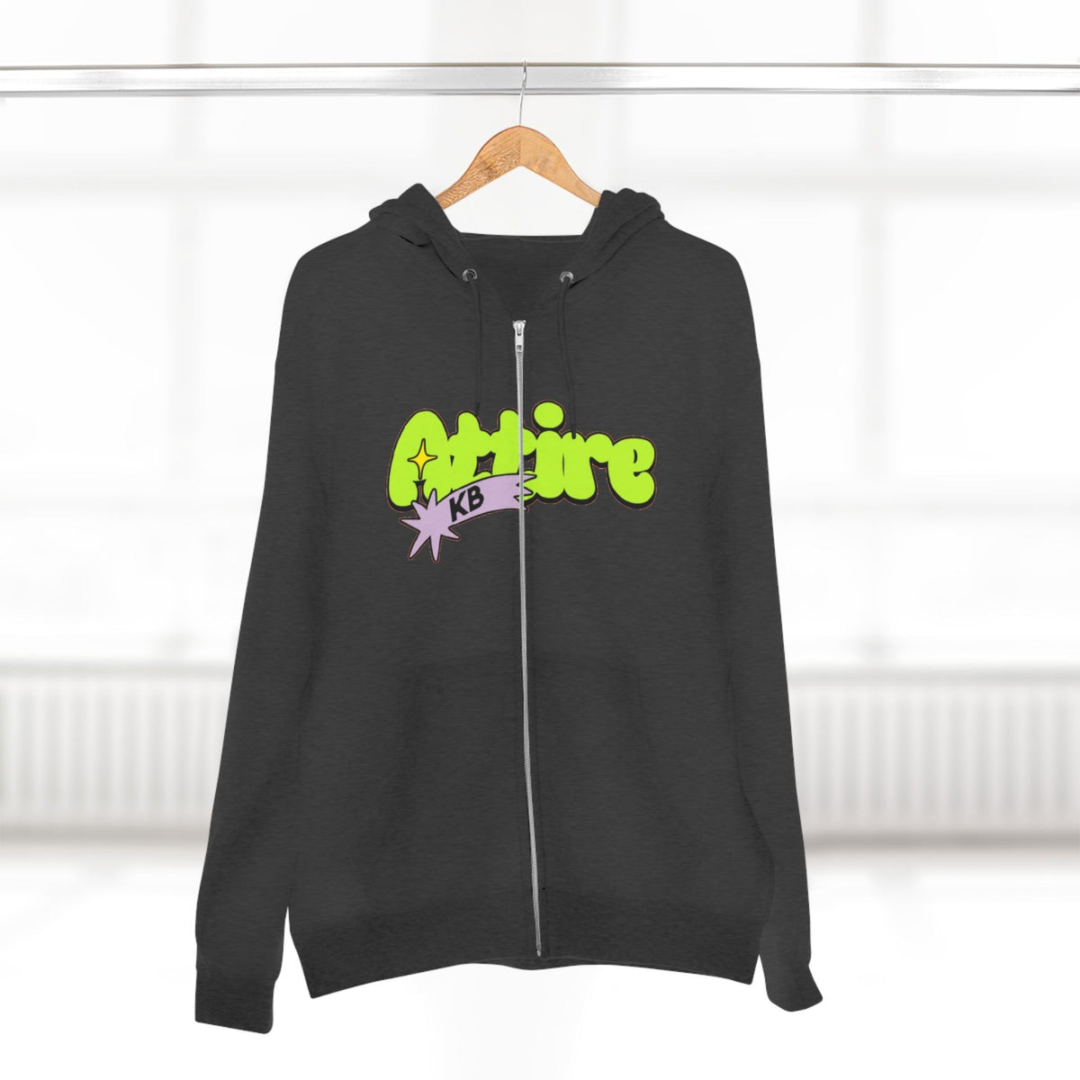 KB Attire Cartoon Unisex Zip Hoodie