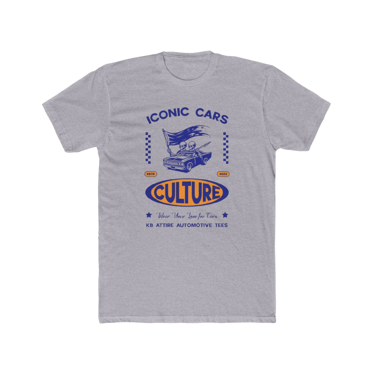Iconic Cars Culture Unisex Cotton Crew Tee - Perfect for Car Enthusiasts