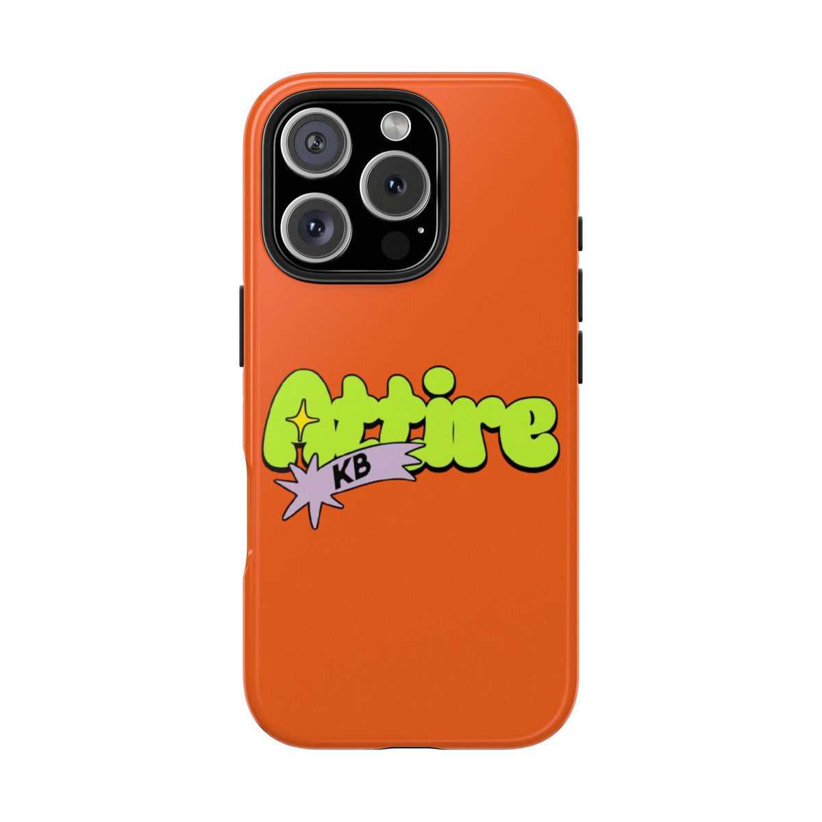 KB Attire Cartoon Phone Case (Orange)