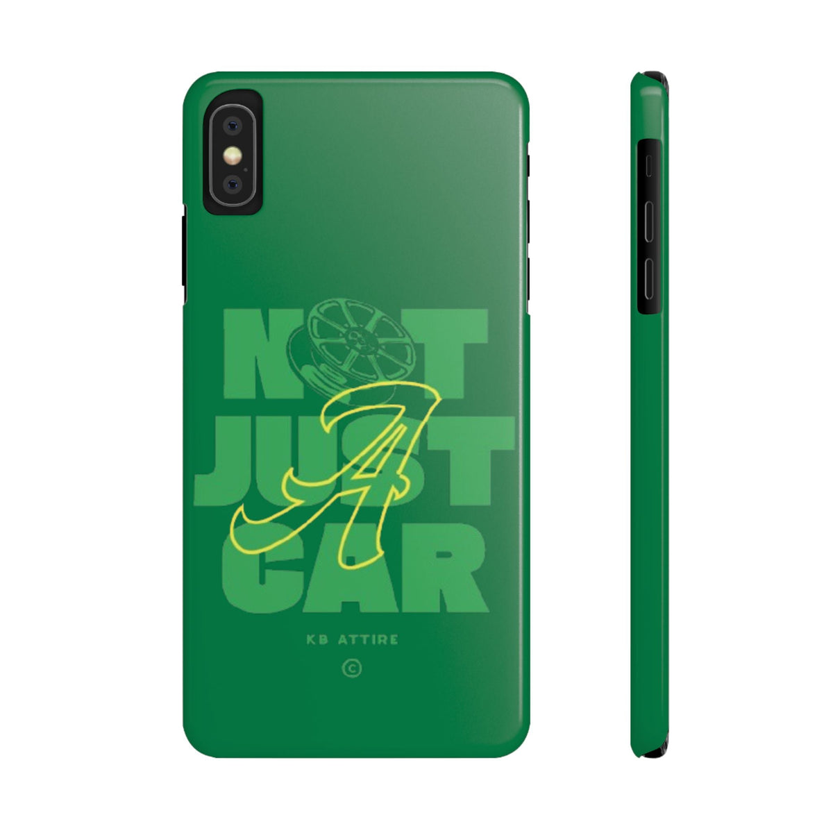 Not Just A Car Slim IPhone Cases (Green)